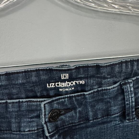 Liz Claiborne Classic Fit Bootcut Leg Jeans Women's Plus Size 16 W Medium Wash - Picture 5 of 7
